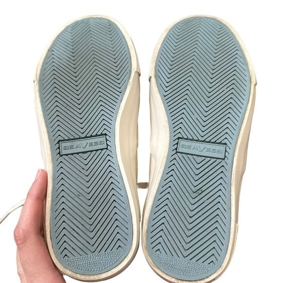 SEAVEES Bleach Legend Tumbled Leather Ladies Sneaker, 5 - Picture 10 of 10